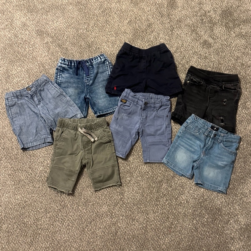 Boys shorts lot- 2T - H&M, 7 for all mankind, polo, old navy, Cat&Jack